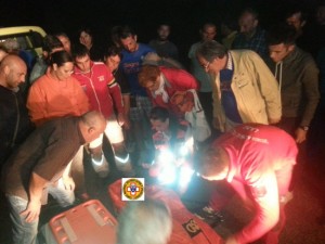 L'intervento del soccorso alpino e speleologico