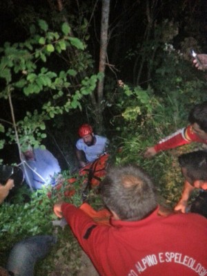 L'intervento del soccorso alpino e speleologico
