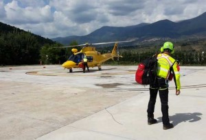 Il soccorso al motociclista 