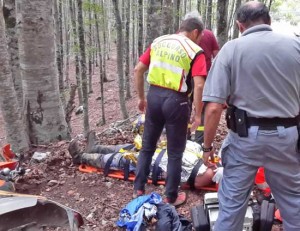 Il soccorso al motociclista 