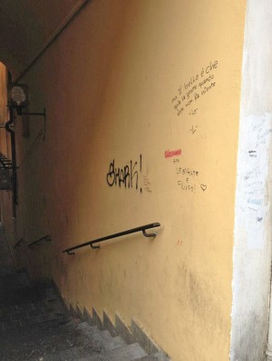 Sottopassaggio di via Marconi ripulito da Viterbo Civica per la terza volta