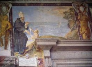 Gli affreschi del chiostro alla Trinità