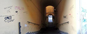 Sottopassaggio di via Marconi ripulito da Viterbo Civica per la terza volta