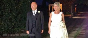Il matrimonio del capo della squadra mobile Fabio Zampaglione