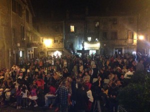 Il pubblico al Tuscia in jazz a Bagnaia