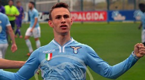 Cristiano Lombardi con la maglia della Lazio 