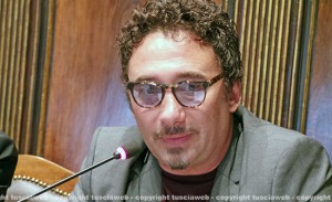 Il cantante Federico Zampaglione a palazzo dei priori 