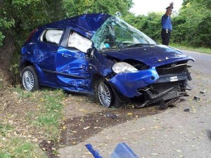 Celleno - L'incidente sulla Teverina