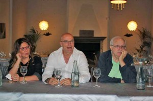 Viterbo - Da sinistra Annamaria De Stefano, il presidente Tola e Carlo Perugi 
