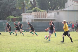 Alessio Moretti, capitano del Rugby Saraceni