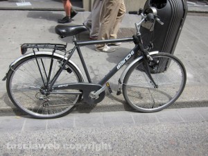 La Bianchi rubata a Martin Shaw