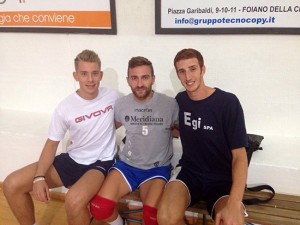 Cristian De Blasio, Simone Di Tommaso e Francesco De Luca