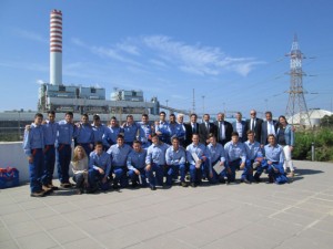 Civitavecchia - Gli studenti dell'istituto Marconi nella centrale dell'Enel