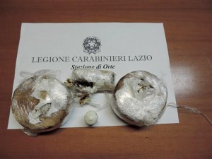 La cocaina sequestrata