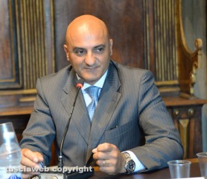 Il sindaco di Caprarola, Eugenio Stelliferi (Foto di Stefano Rossini)