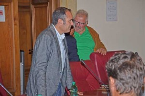 L'esordio di Sergio Caci in consiglio provinciale 