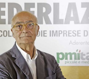 Il presidente di Federlazio Giovanni Calisti