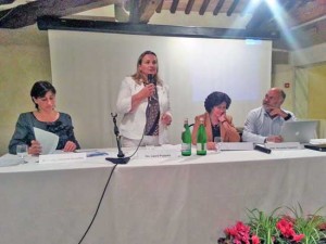 Riccardo Valentini con la senatrice del Pd Puppato