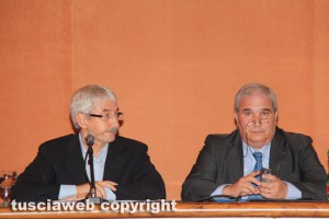 Fioroni con il sindacalista Giovanni Faverin