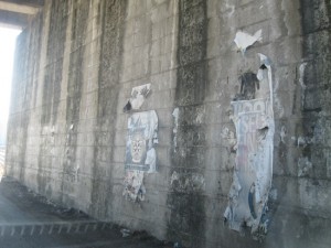 Affissioni abusive a Viterbo