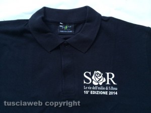 Le vie dell'esilio di santa Rosa, la polo dello staff