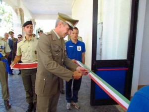 Il generale Miro inaugura la nuova palestra 