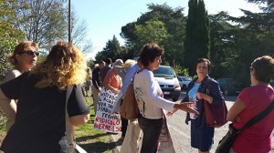 La camminata per il termalismo organizzata da Solidarietà cittadina e Il Bullicame