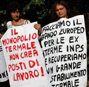 La camminata per il termalismo organizzata da Solidarietà cittadina e Il Bullicame