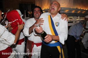 Santa Rosa 2014 - Sandro Rossi festeggia all'arrivo