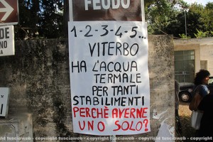 Terme Inps - La protesta degli ex lavoratori
