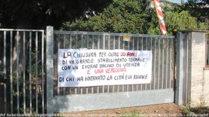 Terme Inps - La protesta degli ex lavoratori