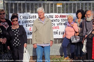 Terme Inps - La protesta degli ex lavoratori
