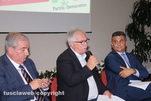 Giuseppe Fioroni, Raffaele Bonanni e Vito De Filippo