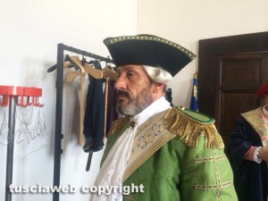 Santa Rosa - Corteo storico - I figuranti si preparano