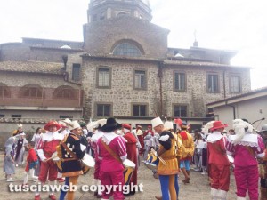 Santa Rosa - Corteo storico - I figuranti si preparano
