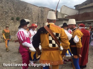 Santa Rosa - Corteo storico - I figuranti si preparano