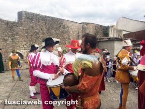 Santa Rosa - Corteo storico - I figuranti si preparano