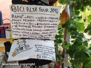 Valerio e la bici a due piani