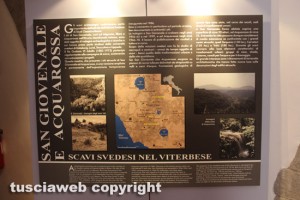 Museo nazionale etrusco - La sezione dedicata agli scavi di Acquarossa