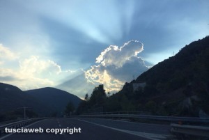 Un cielo bellissimo nei pressi di Macerata