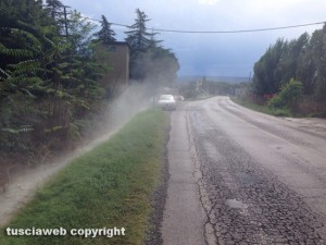 Strada Martana - Spreco di acqua sulfurea