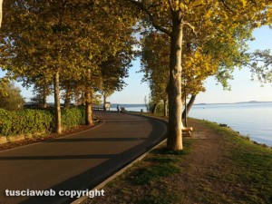 Tramonto sul lago di Bolsena