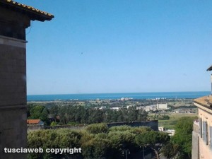 Tarquinia - Il mare visto dal museo