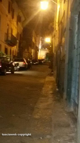 Bagnaia - La via che porta all'entrata di Villa Lante
