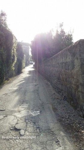 Il centro di Viterbo nel degrado