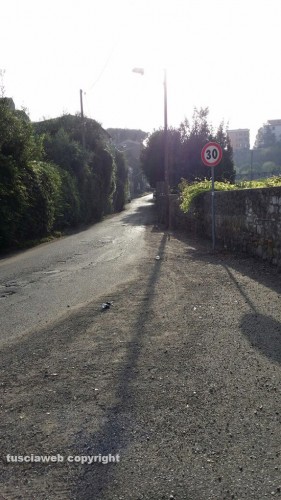 Il centro di Viterbo nel degrado