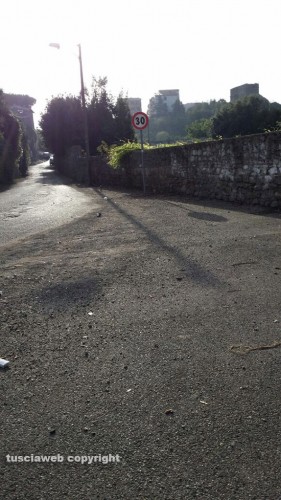 Il centro di Viterbo nel degrado