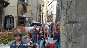 Viterbo - Il traffico deviato nel centro storico