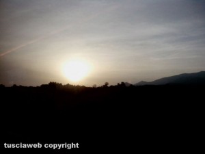 L'alba sui Monti Cimini