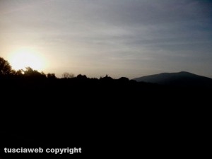L'alba sui Monti Cimini
